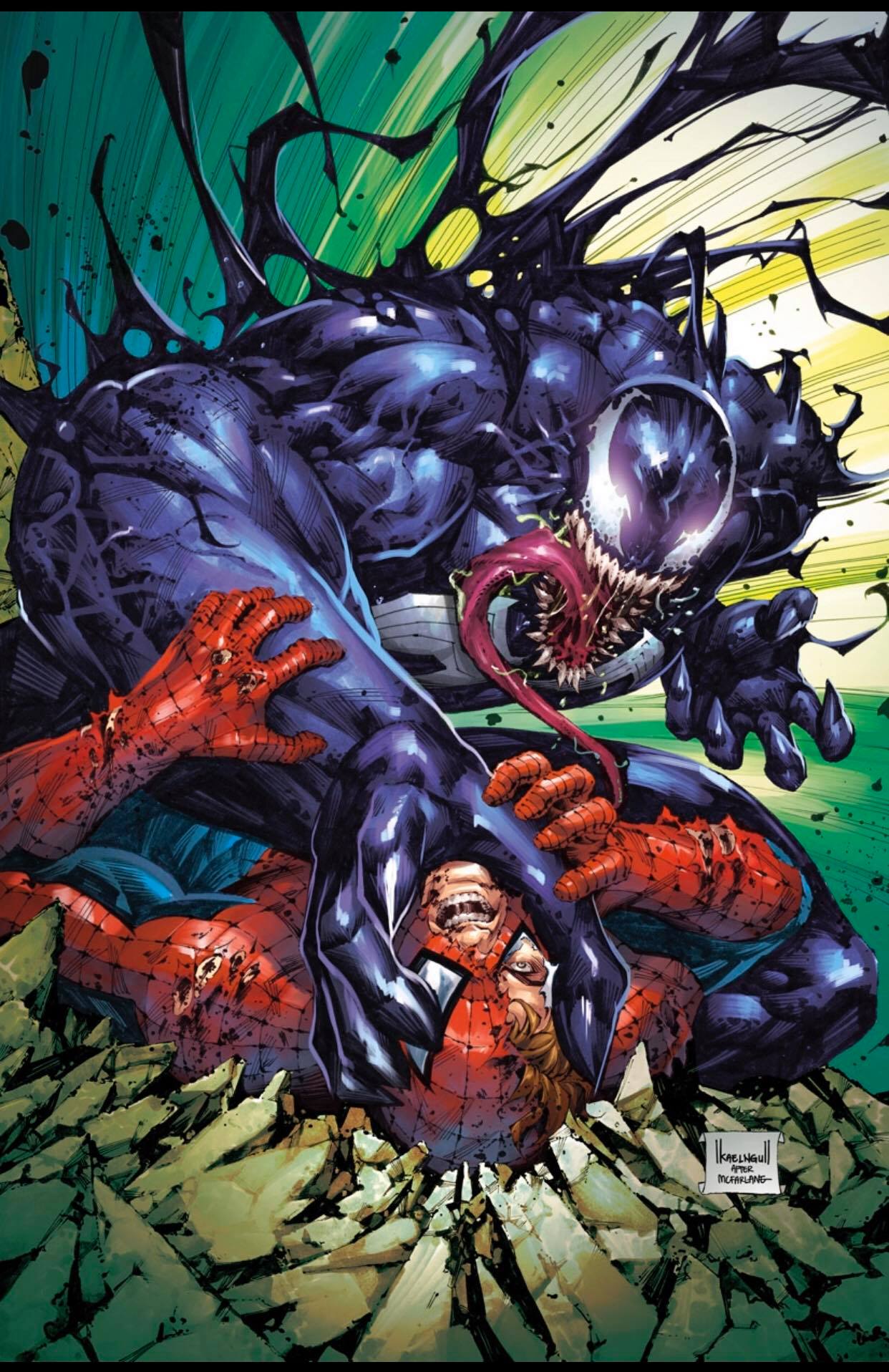 VENOM #25 KAEL NGU EXCLUSIVE HOMAGE RAW OPTIONS