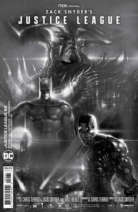 JUSTICE LEAGUE #59 CVR F 1:25 LIAM SHARP VARIANT 03/17/21