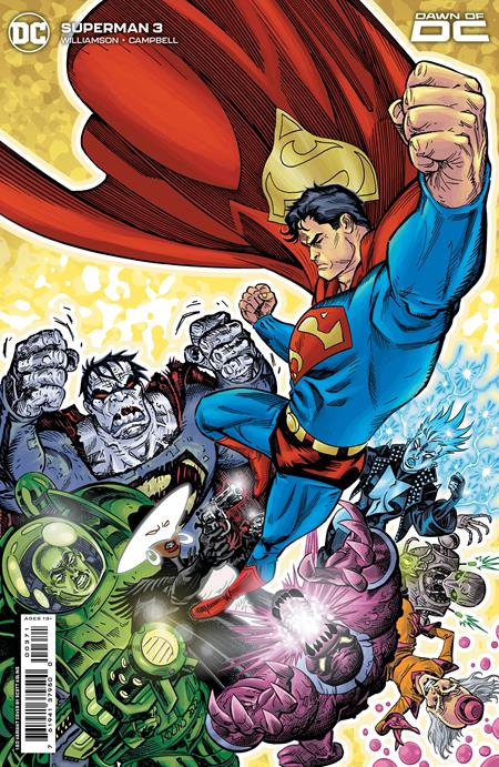 SUPERMAN #3 CVR H INC 1:50 SCOTT KOLINS CARD STOCK VAR - 4/18/2023