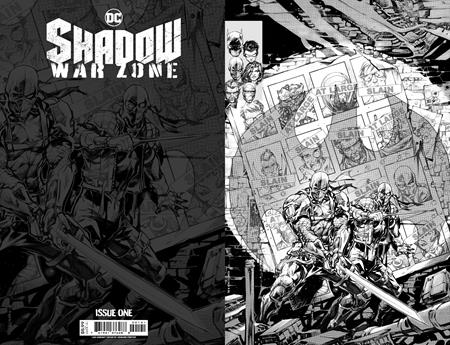 05/18/2022 SHADOW WAR ZONE #1 (ONE SHOT) CVR D INC 1:50 HOWARD PORTER B&W X-MEN HOMAGE VARIANT