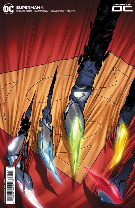 SUPERMAN #4 CVR G INC 1:100 JAMAL CAMPBELL FOIL VAR  -  5/16/2023