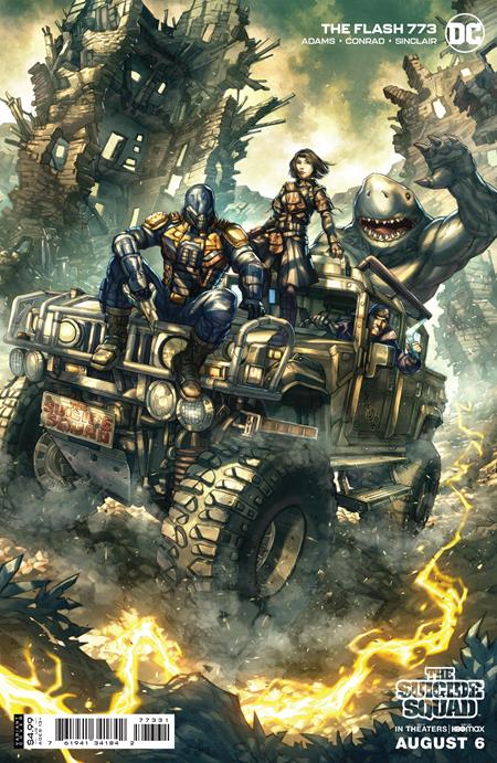 08/17/2021 FLASH #773 CVR C ALAN QUAH THE SUICIDE SQUAD MOVIE CARD STOCK VAR