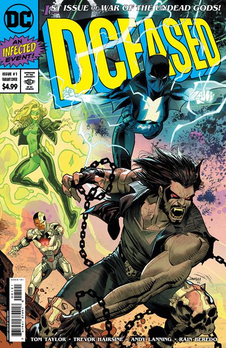 08/09/2022 DCEASED WAR OF THE UNDEAD GODS #1 (OF 8) CVR C DAN MORA HOMAGE CARD STOCK VARIANT