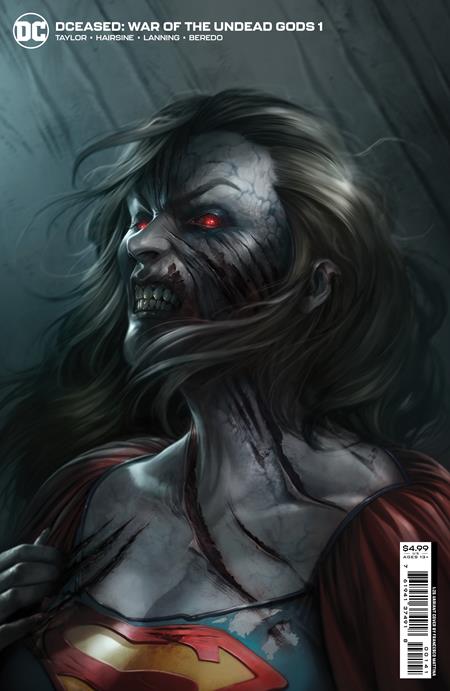 08/09/2022 DCEASED WAR OF THE UNDEAD GODS #1 (OF 8) CVR E INC 1:25 FRANCESCO MATTINA CARD STOCK VARIANT