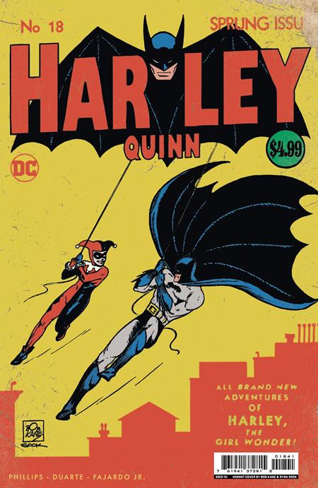 08/02/2022 HARLEY QUINN #18 CVR C RYAN SOOK HOMAGE CARD STOCK VARIANT