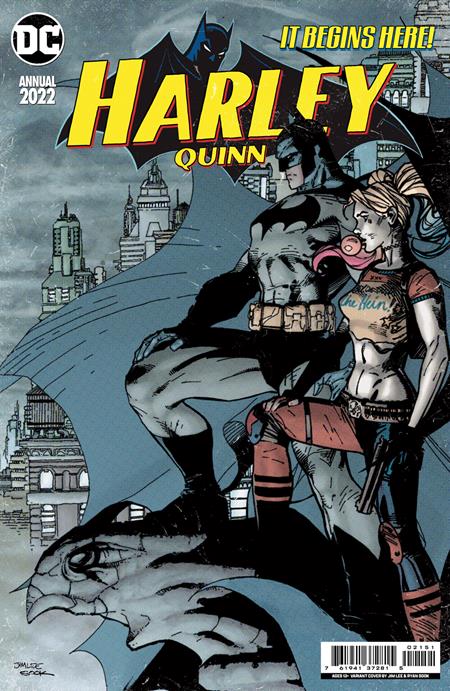 08/30/2022 HARLEY QUINN 2022 ANNUAL #1 (ONE SHOT) CVR C JIM LEE & RYAN SOOK HOMAGE CARD STOCK VARIANT