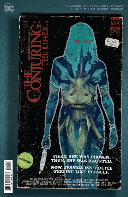 09/07/2021 DC HORROR PRESENTS THE CONJURING THE LOVER #4 (OF 5) CVR B RYAN BROWN MOVIE POSTER CARD STOCK VAR (M