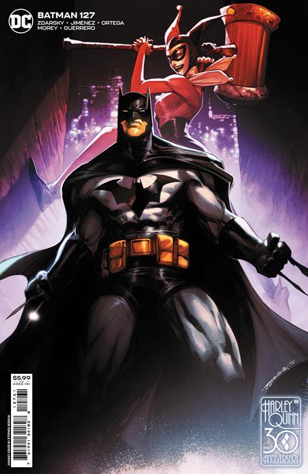 09/06/2022 BATMAN #127 CVR D STEPHEN SEGOVIA HARLEY QUINN 30TH ANNIVERSARY CARD STOCK VARIANT