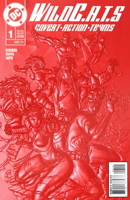 11/08/2022 WILDCATS #1 CVR E BRETT BOOTH & SANDRA HOPE 90S COVER MONTH FOIL MULTI-LEVEL EMBOSSED CARD STOCK VARIANT