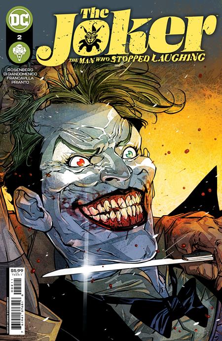 11/01/2022 JOKER THE MAN WHO STOPPED LAUGHING #2 CVR A CARMINE DI GIANDOMENICO
