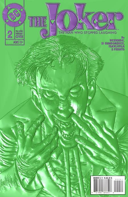 11/01/2022 JOKER THE MAN WHO STOPPED LAUGHING #2 CVR D KELLEY JONES 90S COVER MONTH FOIL MULTI-LEVEL EMBOSSED VARIANT