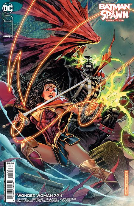 12/13/2022 WONDER WOMAN #794 CVR E JIM CHEUNG DC SPAWN CARD STOCK VARIANT (CB72) (CB71) (CB115)