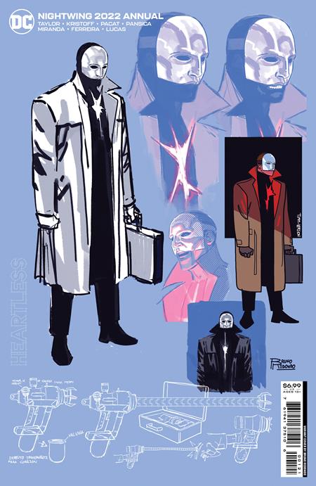 11/29/2022 NIGHTWING 2022 ANNUAL #1 CVR B BRUNO REDONDO DESIGN CARD STOCK VARIANT