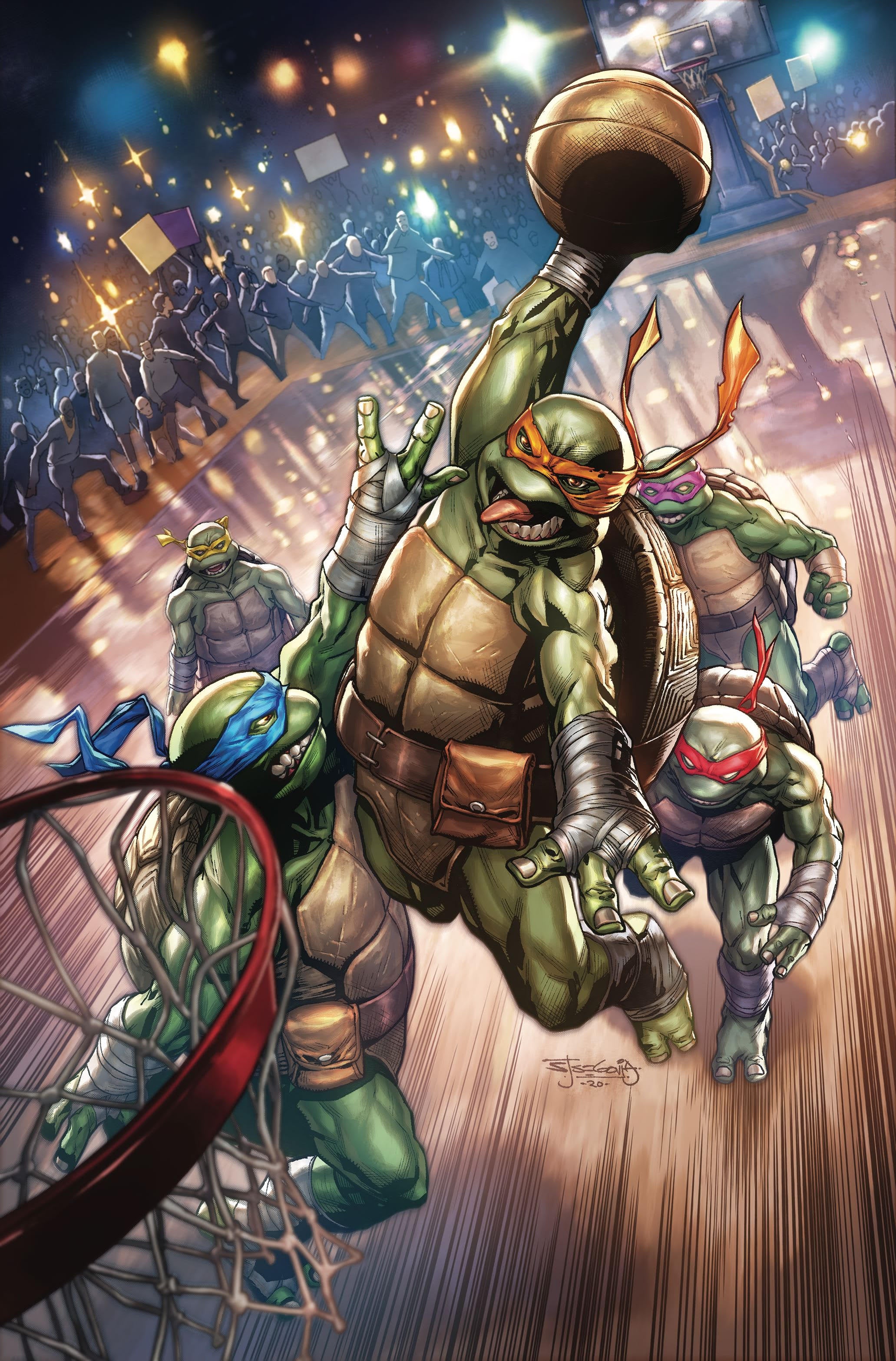 TMNT #104 STEPHEN SEGOVIA "THE TRIBUTE" EXCLUSIVE VIRGIN VARIANT (I117)(I151)(I157)