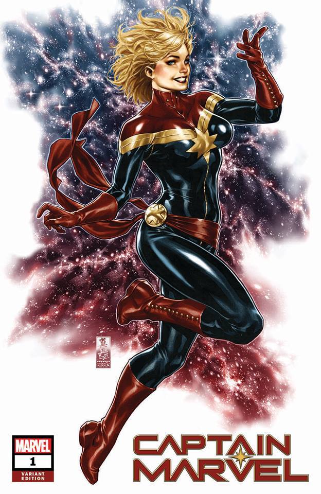 CAPTAIN MARVEL #1 MARK BROOKS EXCLUSIVE VARIANT COVER (M204)