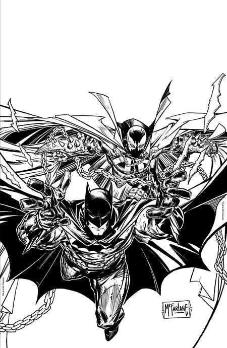 12/13/2022 BATMAN SPAWN #1 (ONE SHOT) CVR O INC 1:250 TODD MCFARLANE INKED VARIANT