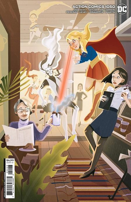 12/27/2022 ACTION COMICS #1050 CVR O PAMELA HOOGEBOOM CARD STOCK VARIANT