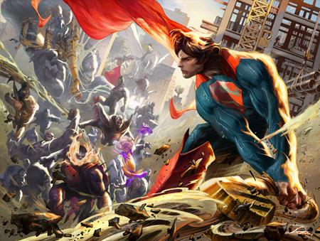 12/27/2022 ACTION COMICS #1050 CVR W INC 1:75 ALEXANDER LOZANO WRAPAROUND CARD STOCK VARIANT