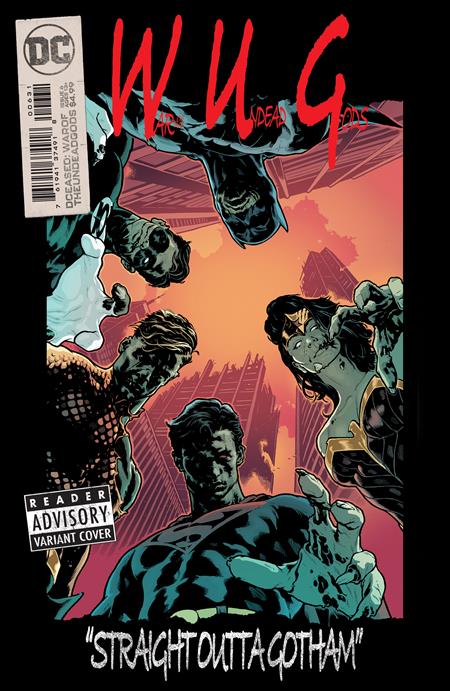 02/21/2023 DCEASED WAR OF THE UNDEAD GODS #6 (OF 8) CVR B JEFF SPOKES "STRAIGHT OUTTA COMPTOM" HOMAGE CARD STOCK VARIANT(CB80)(CB81)