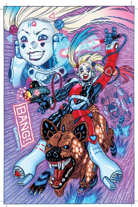12/13/22 HARLEY QUINN UNCOVERED #1 (ONE SHOT) CVR C 1:25 ADAM WARREN VARIANT