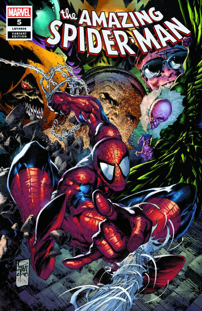 AMAZING SPIDER-MAN #5 PHILIP TAN EXCLUSIVE VARIANT COVER (M204)