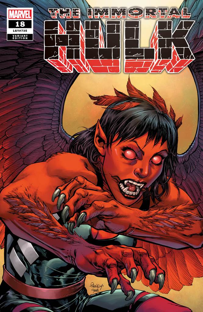 IMMORTAL HULK #18 TOM RANEY EXCLUSIVE VARIANT COVER(M205)