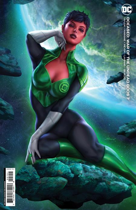 DCEASED WAR OF THE UNDEAD GODS #7 (OF 8) CVR E INC 1:50 SUN KHAMUNAKI CARD STOCK VAR  -  3/21/2023