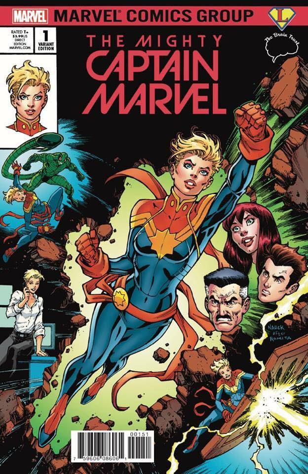 THE MIGHTY CAPTAIN MARVEL #1 TODD NAUCK VARIANT COVER A (M204)