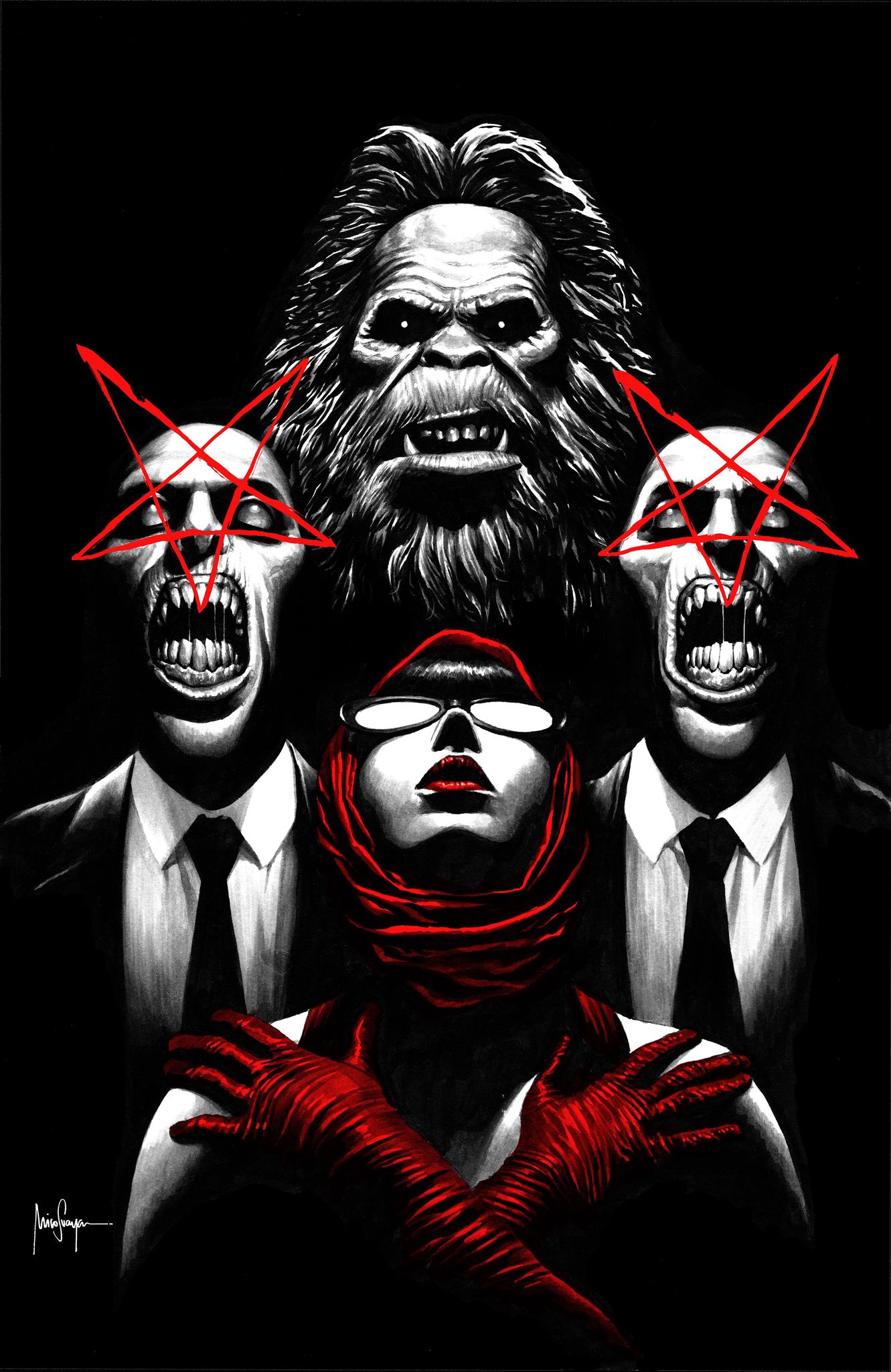 DEPARTMENT OF TRUTH #11 MICO SUAYAN EXCLUSIVE QUEEN ALBUM HOMAGE