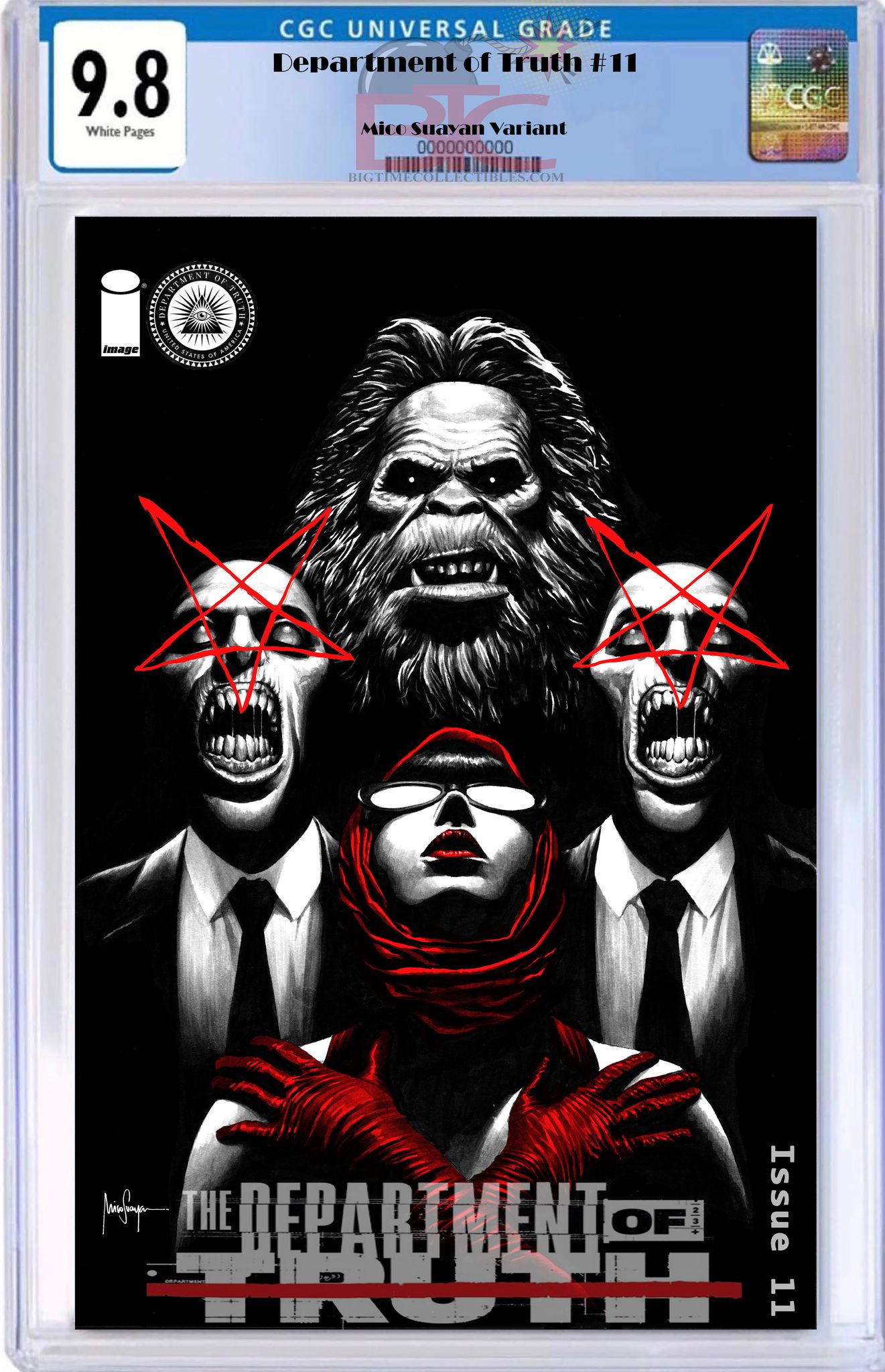 DEPARTMENT OF TRUTH #11 MICO SUAYAN EXCLUSIVE QUEEN ALBUM HOMAGE