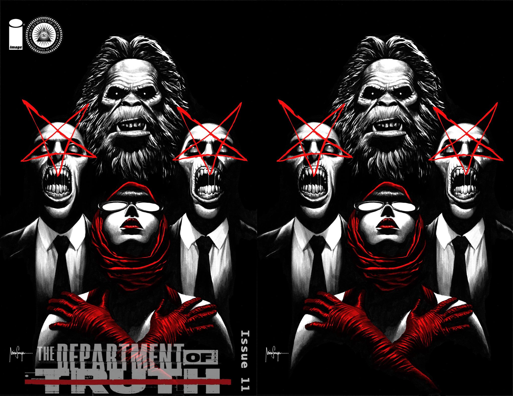 DEPARTMENT OF TRUTH #11 MICO SUAYAN EXCLUSIVE QUEEN ALBUM HOMAGE
