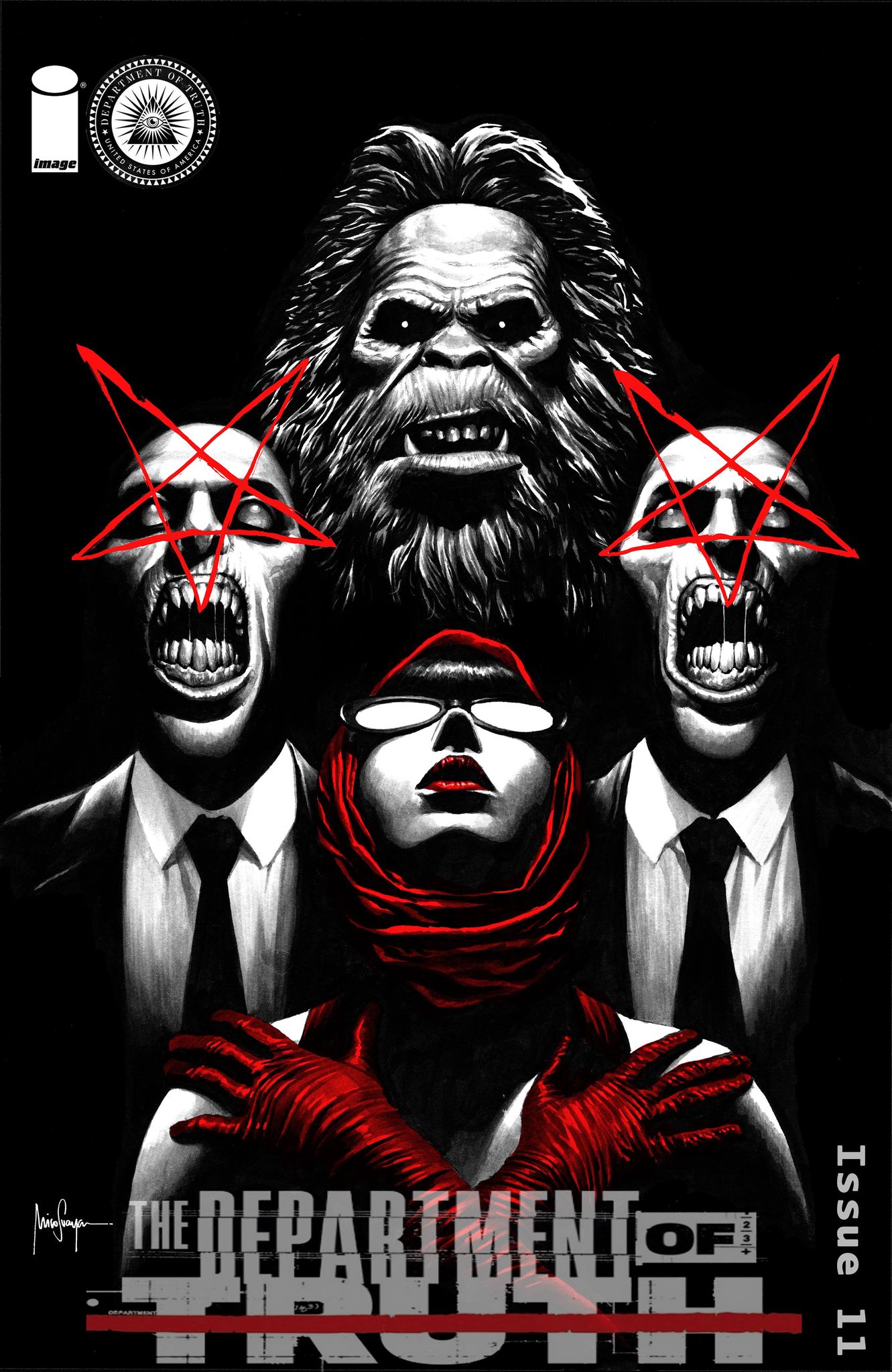 DEPARTMENT OF TRUTH #11 MICO SUAYAN EXCLUSIVE QUEEN ALBUM HOMAGE