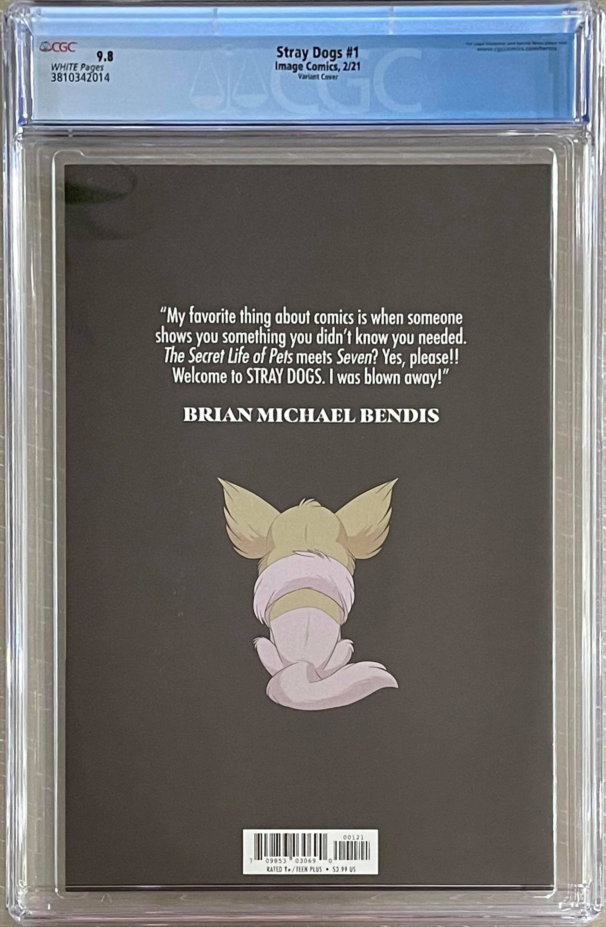 STRAY DOGS #1 VARIANT COVER CGC 9.8 (INSTOCK) C4