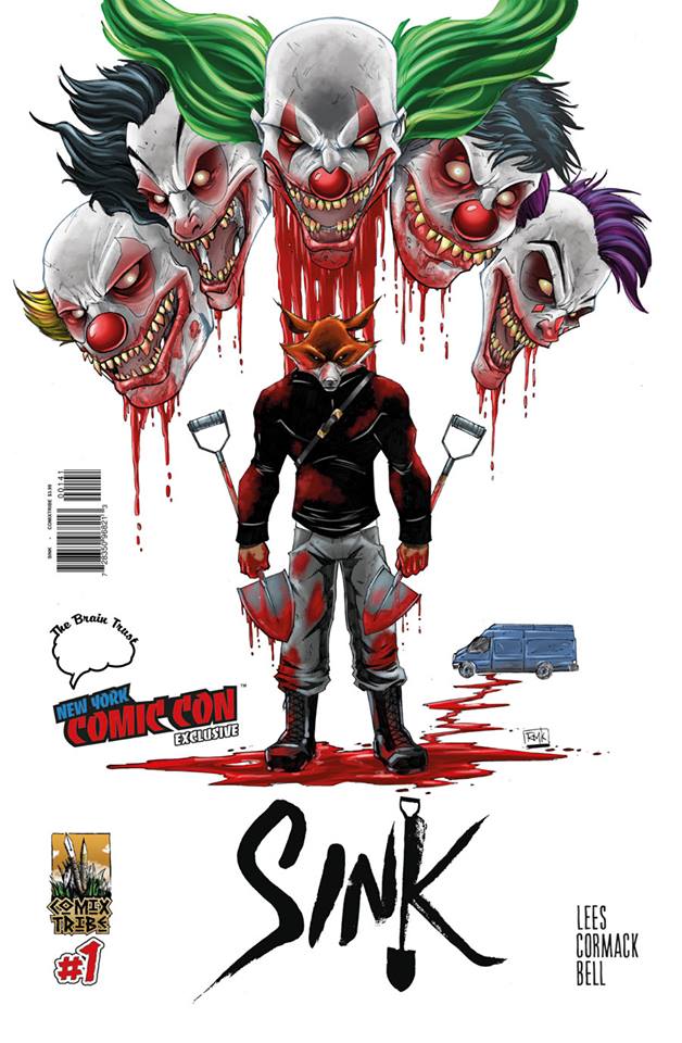 SINK #1 COVER B NEW YORK COMIC CON & BRAIN TRUST EXCLUSIVE