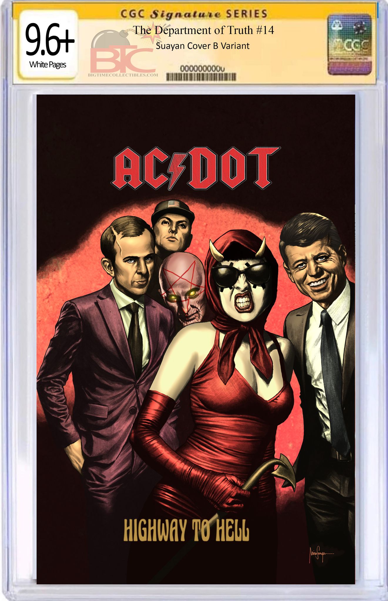 DEPARTMENT OF TRUTH #14 MICO SUAYAN "HIGHWAY TO HELL" EXCLUSIVE VARIANT