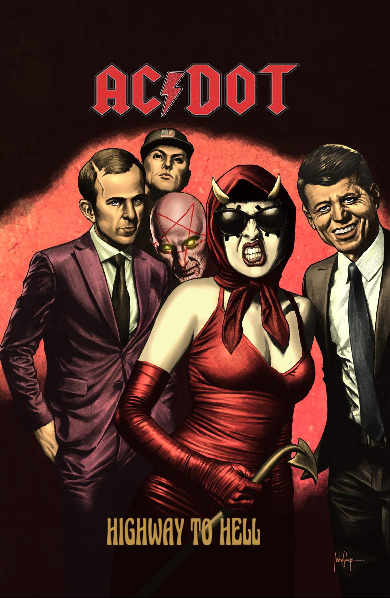 DEPARTMENT OF TRUTH #14 MICO SUAYAN "HIGHWAY TO HELL" EXCLUSIVE VARIANT