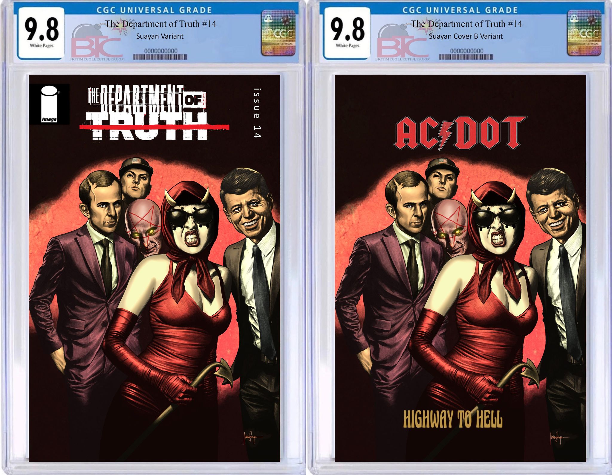 DEPARTMENT OF TRUTH #14 MICO SUAYAN "HIGHWAY TO HELL" EXCLUSIVE VARIANT