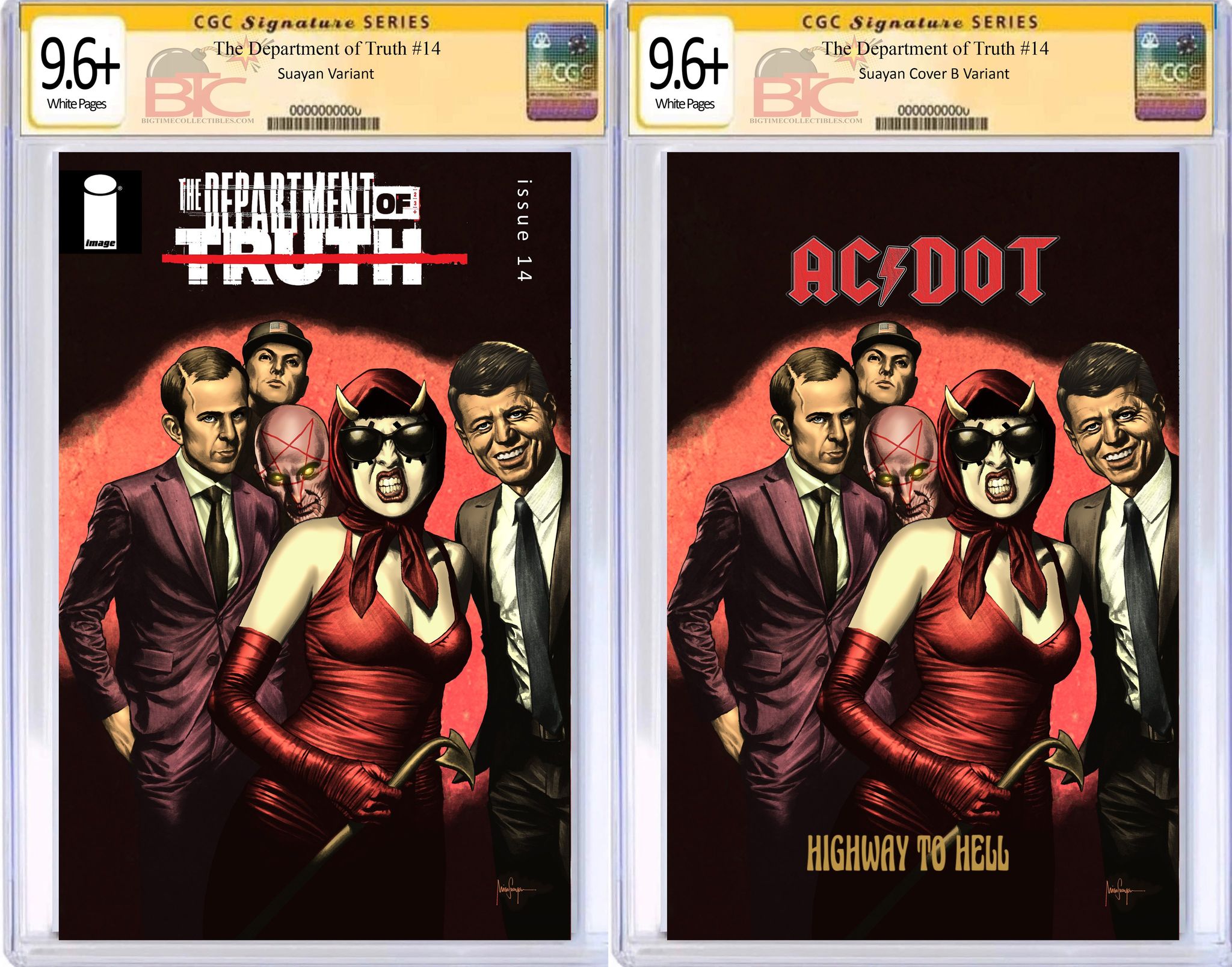 DEPARTMENT OF TRUTH #14 MICO SUAYAN "HIGHWAY TO HELL" EXCLUSIVE VARIANT