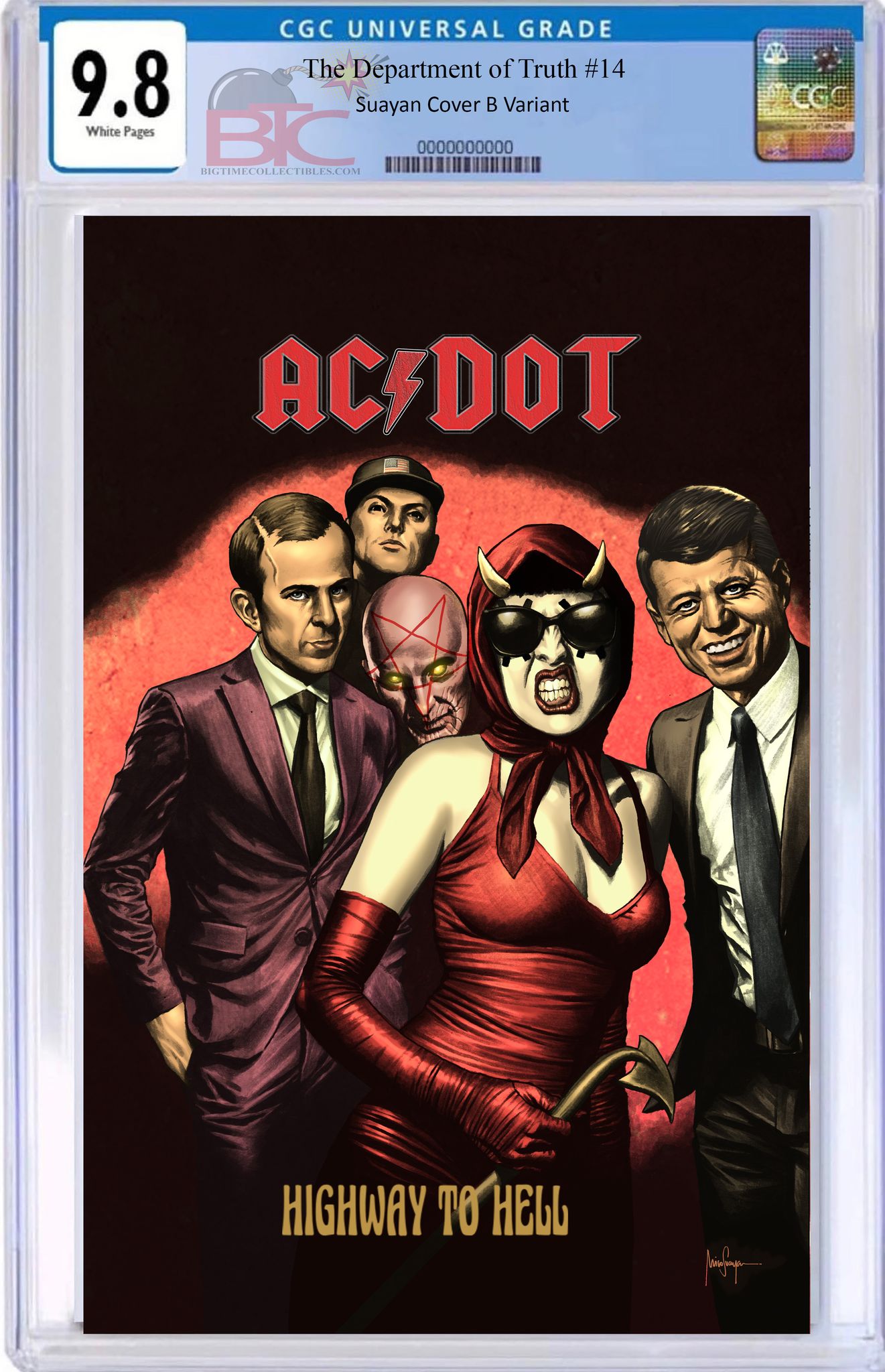 DEPARTMENT OF TRUTH #14 MICO SUAYAN "HIGHWAY TO HELL" EXCLUSIVE VARIANT