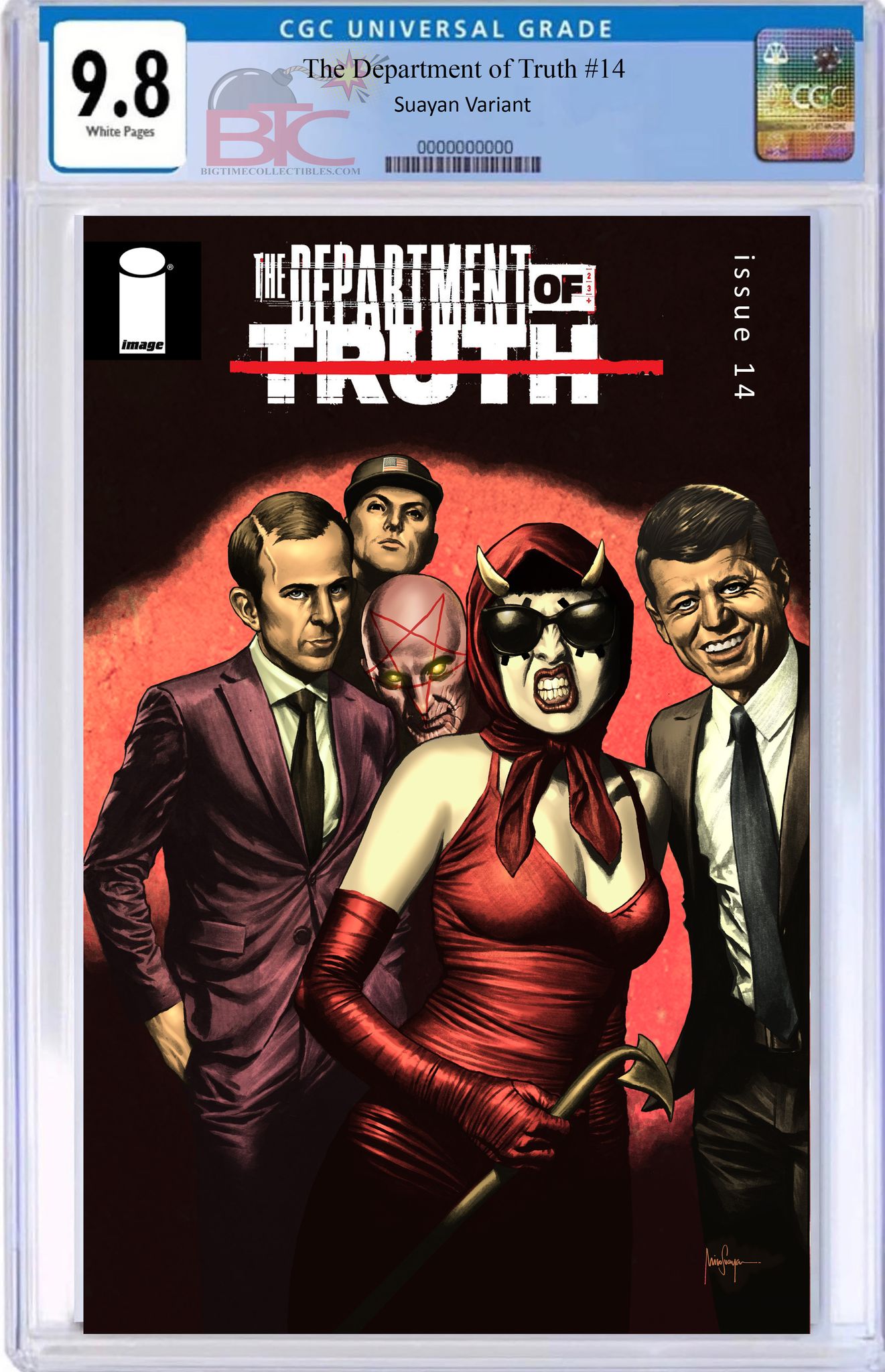 DEPARTMENT OF TRUTH #14 MICO SUAYAN "HIGHWAY TO HELL" EXCLUSIVE VARIANT