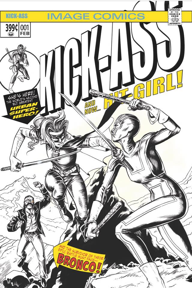 KICK-ASS #1 (I25) MIKE ROOTH EXCLUSIVE COLOR SPLASH VARIANT