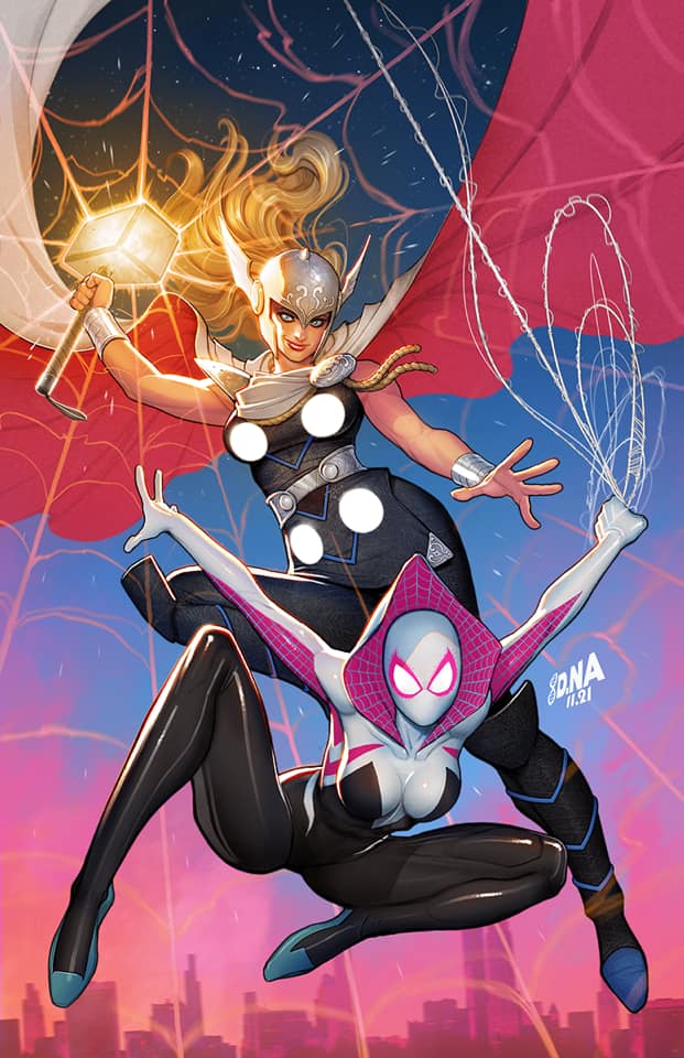 SPIDER-GWEN: GWENVERSE 2 DAVID NAKAYAMA EXCLUSIVE VIRGIN VARIANT OPTIONS (M4)