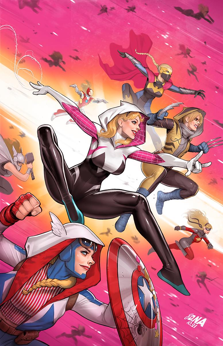 03/09/2022 SPIDER-GWEN GWENVERSE #1 DAVID NAKAYAMA EXCLUSIVE VIRGIN VARIANT (M5)(M236)
