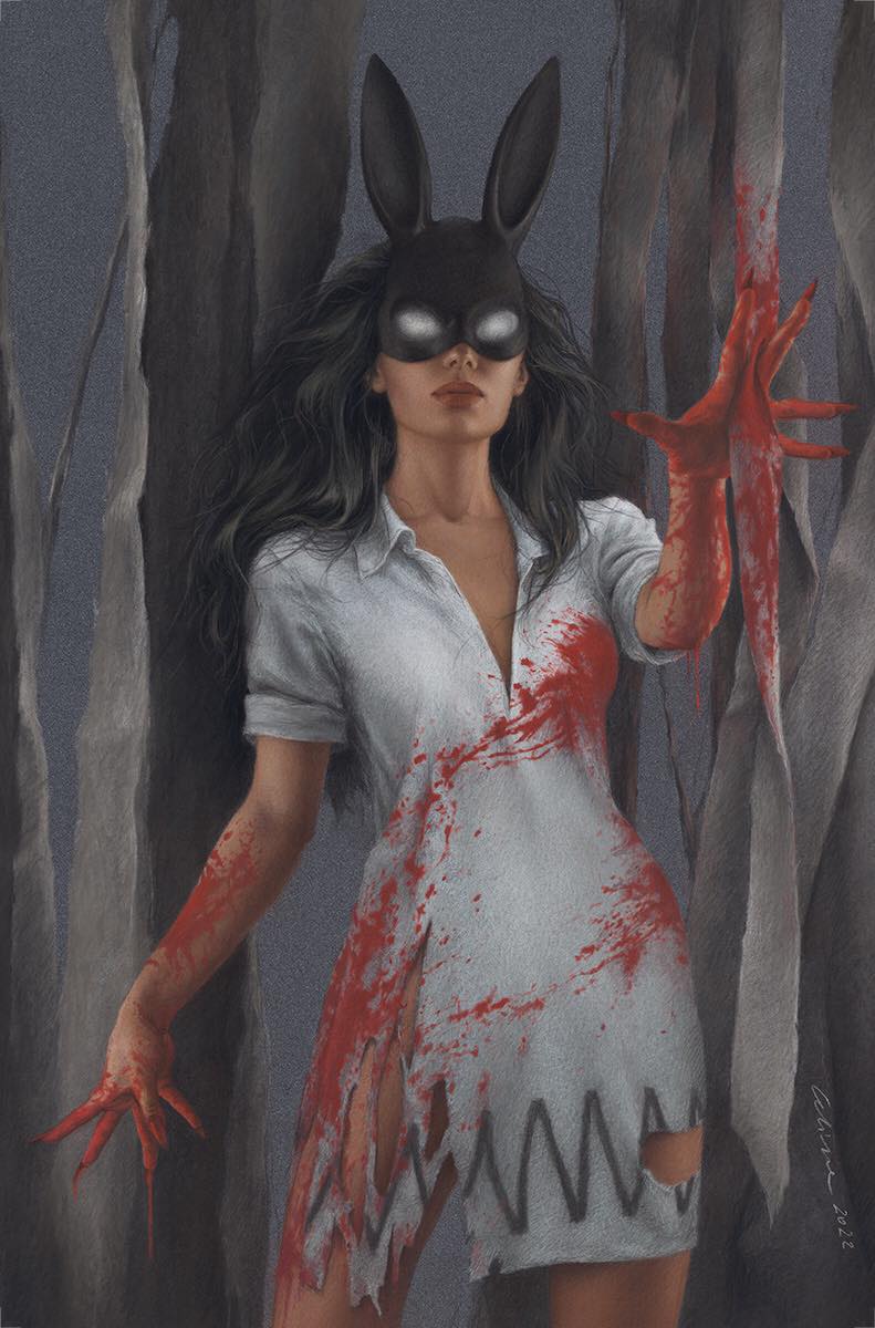 05/11/2022 BUNNY MASK HOLLOW INSIDE #1  CELINA & MATT DALTON EXCLUSIVE VIRGIN VARIANT OPTIONS