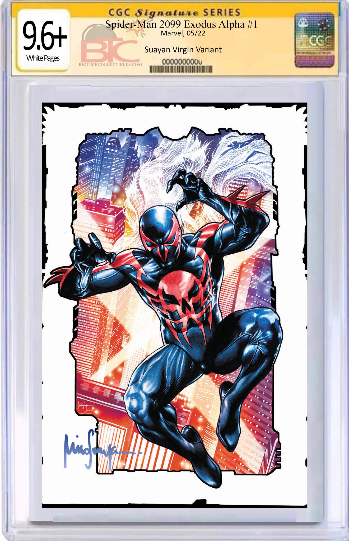 SPIDER-MAN 2099: EXODUS ALPHA #1 MICO SUAYAN EXCLUSIVE HOMAGE VARIANT OPTIONS
