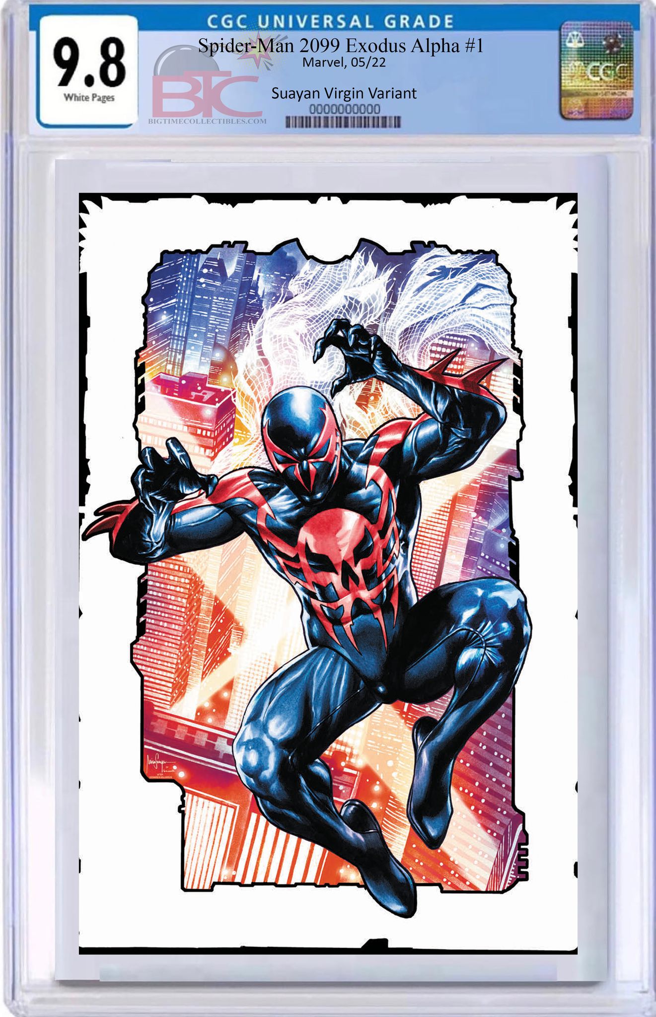 SPIDER-MAN 2099: EXODUS ALPHA #1 MICO SUAYAN EXCLUSIVE HOMAGE VARIANT OPTIONS