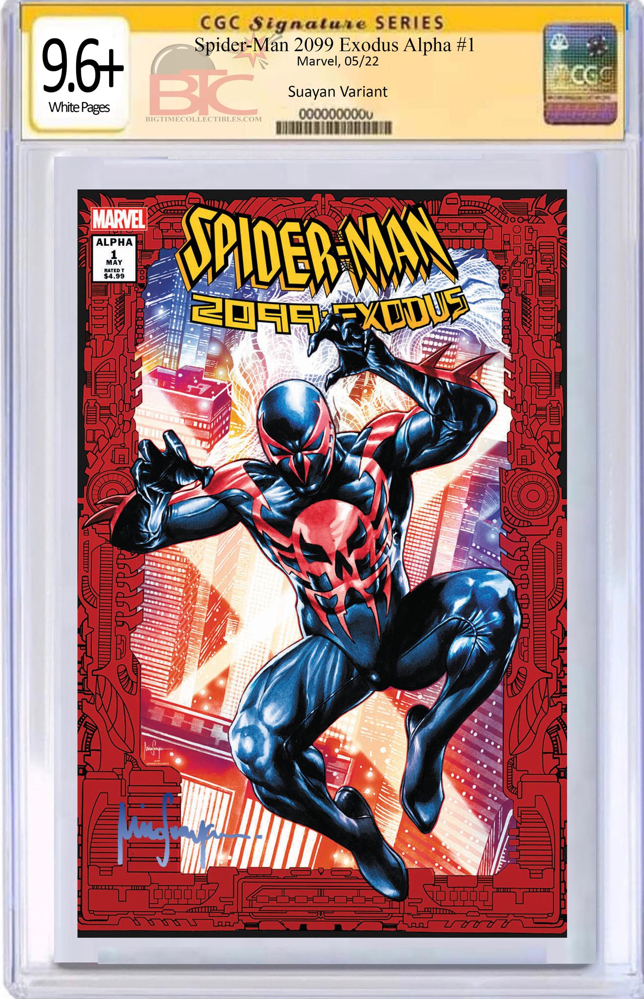SPIDER-MAN 2099: EXODUS ALPHA #1 MICO SUAYAN EXCLUSIVE HOMAGE VARIANT OPTIONS