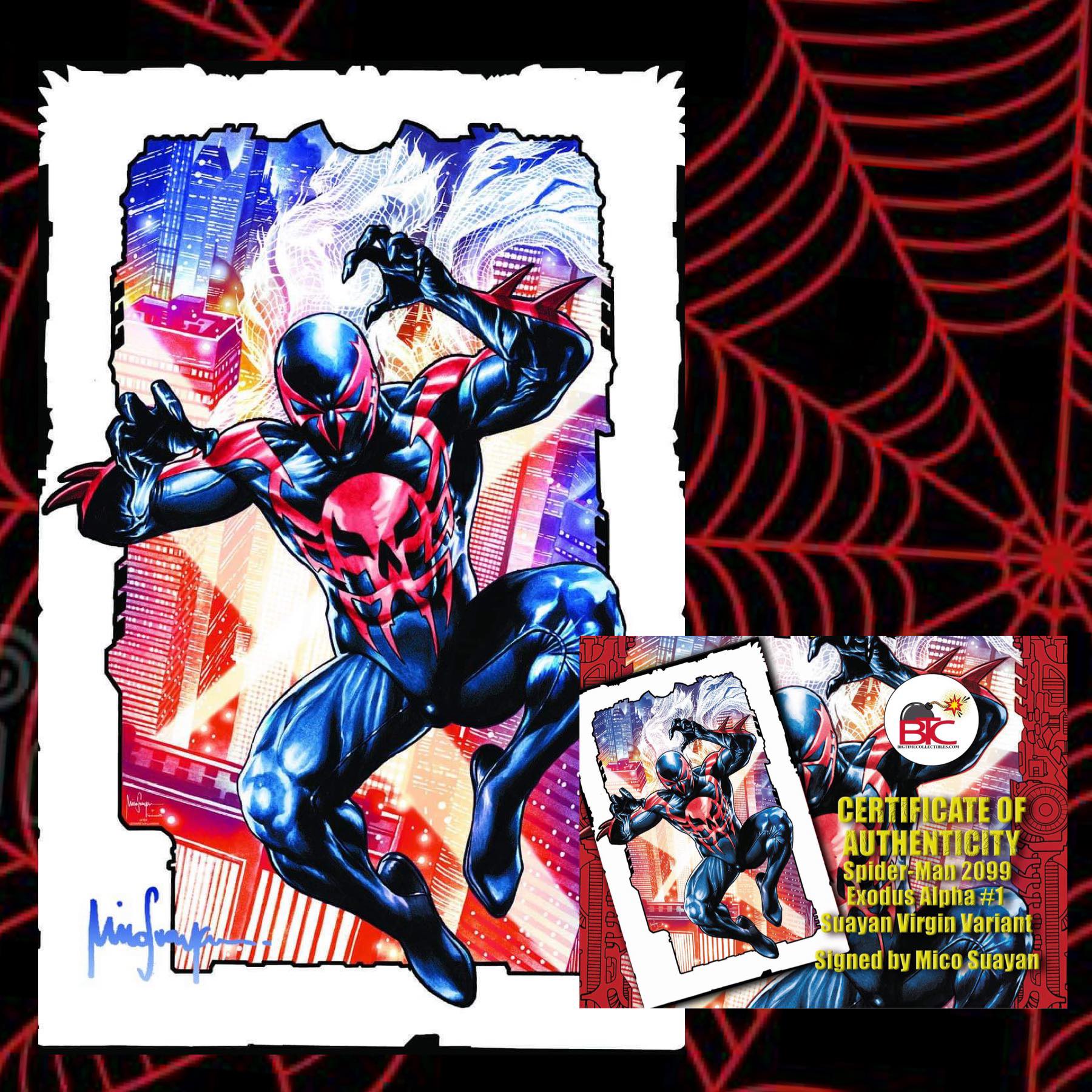 05/04/2022 SPIDER-MAN 2099: EXODUS ALPHA #1 MICO SUAYAN EXCLUSIVE HOMAGE VARIANT OPTIONS