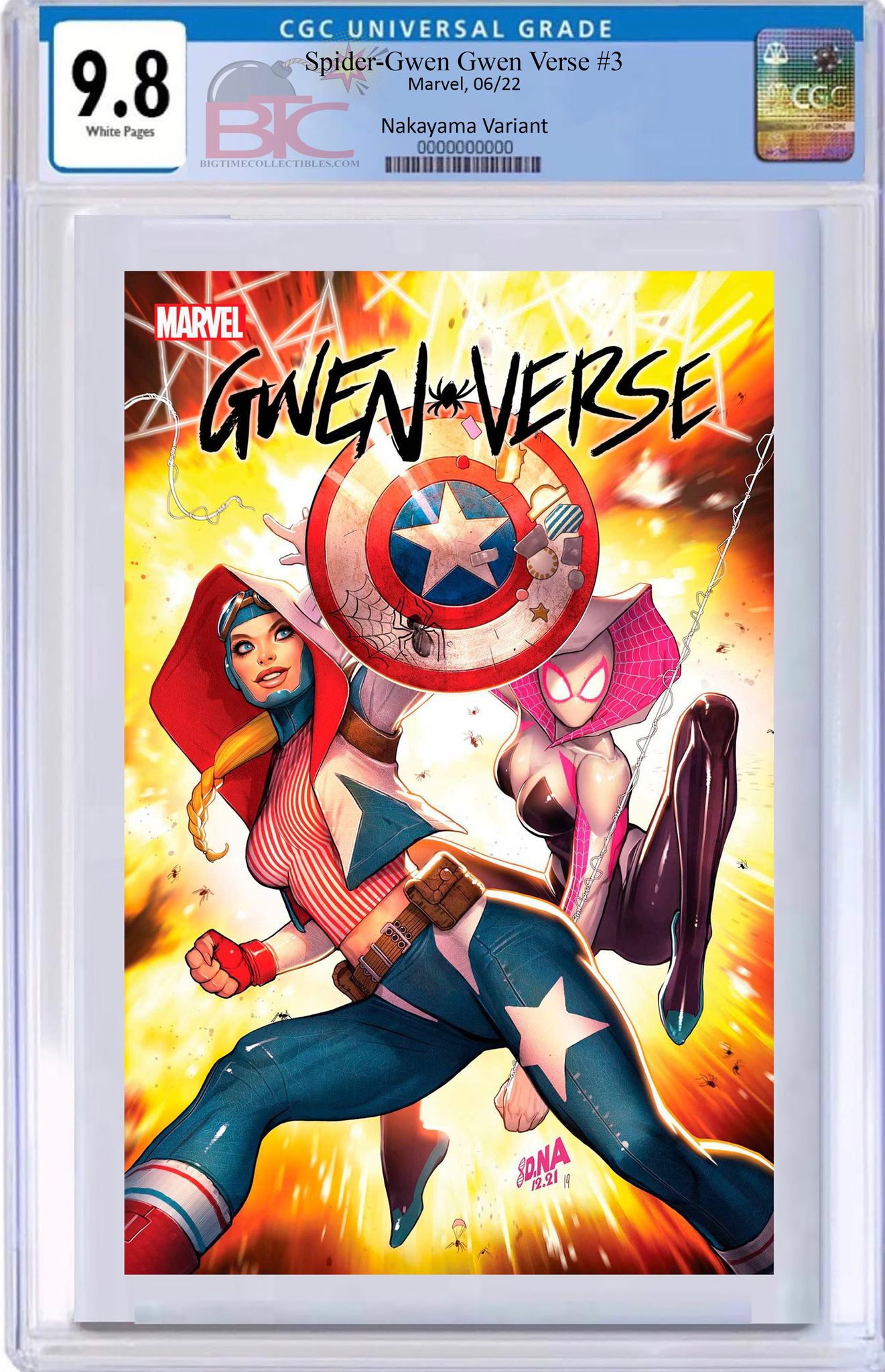 06/15/2022 SPIDER-GWEN: GWENVERSE 3 DAVID NAKAYAMA EXCLUSIVE VIRGIN VARIANT