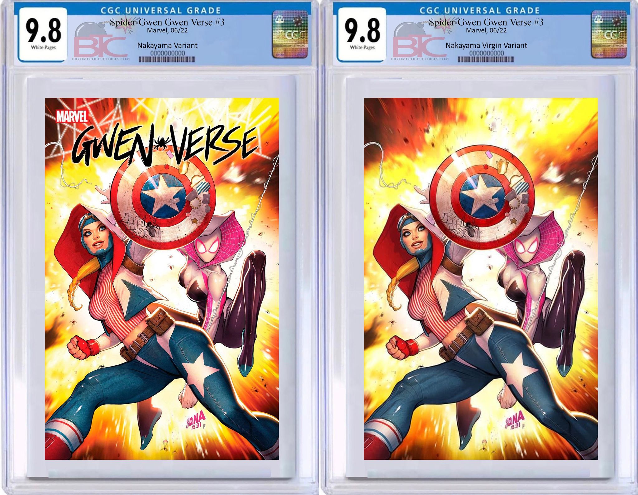 06/15/2022 SPIDER-GWEN: GWENVERSE 3 DAVID NAKAYAMA EXCLUSIVE VIRGIN VARIANT